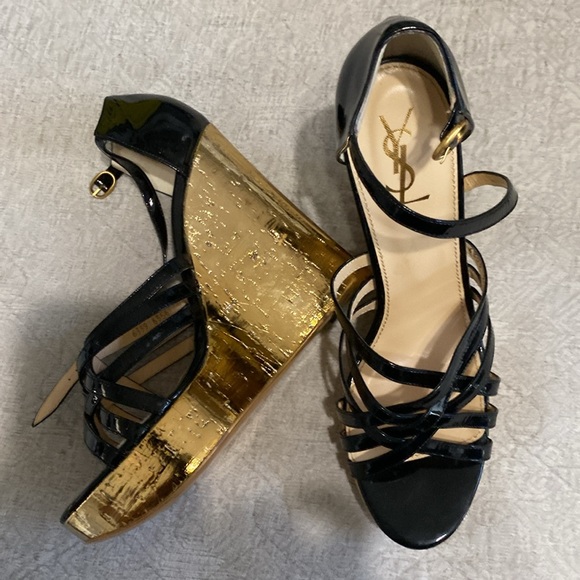 YSL wedges (black) - Picture 2 of 6